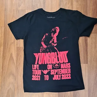 Buy Yungblud Black Large Life On Mars 2021-2022 Tour T-shirt  • 18£
