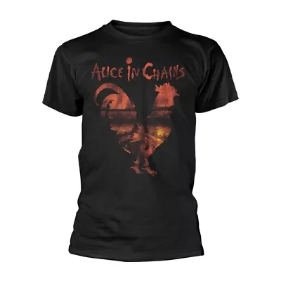 Buy ALICE IN CHAINS - DIRT ROOSTER SILHOUETTE BLACK T-Shirt XX-Large • 19.11£