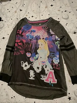 Buy ALICE IN WONDERLAND PJs Top T-shirt And Bottoms Official • 10£