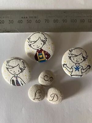 Buy Set Of 7 Harry Potter Style Buttons 50 Ligne And  30 Ligne • 1.50£