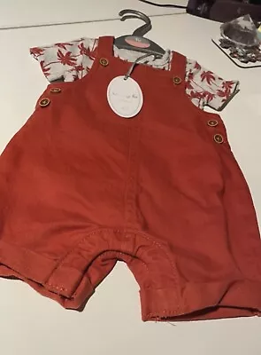Buy Band New Summer Dungarees Baby TU 0-1 Months Summer  • 4£