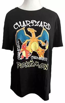 Buy POKEMON Size 16 Kids Black Charizard Short Sleeve T-Shirt NWT NEW • 15.81£