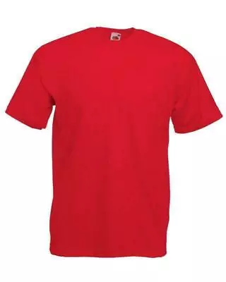 Buy Fruit Of The Loom T Shirts Short Sleeve 100% Cotton Plain Tee Men Women • 5.90£