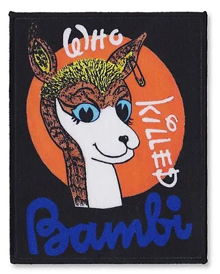 Buy Who Killed Bambi? Punk Sew-on Patch Seditionaries 1977 Punk Rockers • 3.95£