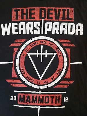 Buy The Devil Wears Prada 2012 Mammoth Tour T Shirt Womens  Size Small • 15.77£