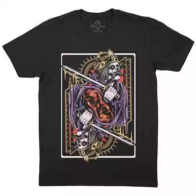 Buy King Of Hearts Card T-Shirt Horror Skull Tattoo Playing Deck Gift Queen P883 • 13.99£