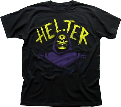 Buy HELTER SKELTER HE-MAN Skeletor Masters Of The UNIVERSE Black T-shirt OZ9640 • 13.95£