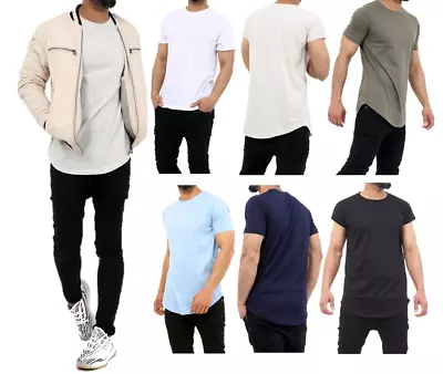 Buy Men T Shirts Crew Neck Plain Short Sleeve Tee Shirt Summer Cotton T-Shirts Top   • 6.99£