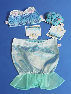 Buy Build A Bear Disney The Little Mermaid Ariel Costume & Shell Acc. BNWT • 19.99£