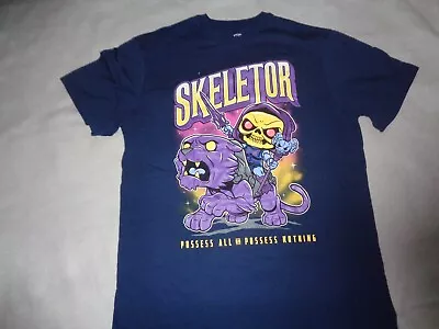 Buy SKELETOR From HE MAN AND THE MASTERS OF THE UNIVERSE T-Shirt FUNKO Size S • 27.46£