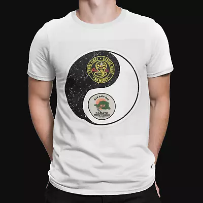 Buy Cobra Ying Yang T-Shirt - Karate Kid Miyagi  Retro Film Movie T-Shirt Cobra Kai  • 8.39£