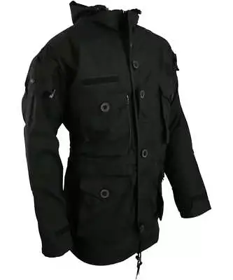 Buy Kombat UK SAS Style Assault Ripstop Jacket Black Military Army Tactical Molle • 74.99£