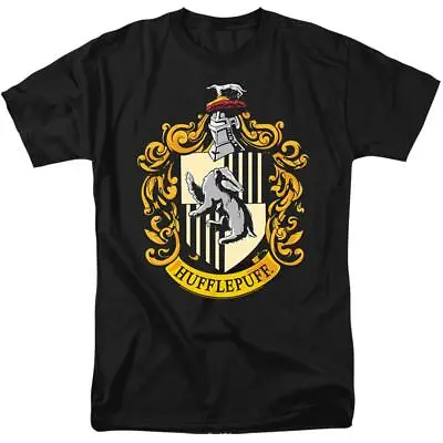 Buy Harry Potter Womens T-shirt Hufflepuff Crest Top Tee S-XL Official • 13.99£