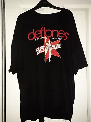 Buy Rare Vintage Deftones Black T Shirt XL. European Tour 2001 Dates & Venues. VGC • 100£