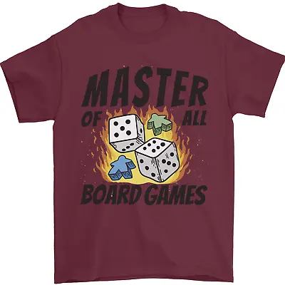 Buy Master Of All Board Games Mens T-Shirt 100% Cotton • 8.49£