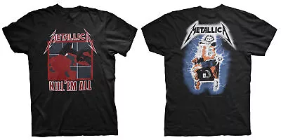 Buy Metallica Kill 'Em All Heavy Thrash Metal Rock Licensed Tee T-Shirt Men • 16.36£
