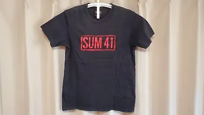 Buy SUM41  Logo T-shirt Medium Vintage Black SHOOT • 96.07£