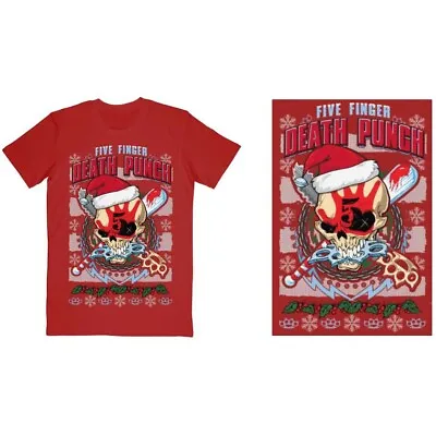 Buy Five Finger Death Punch Zombies Kill Xmas Unisex T Shirt New & Official Medium • 15.50£