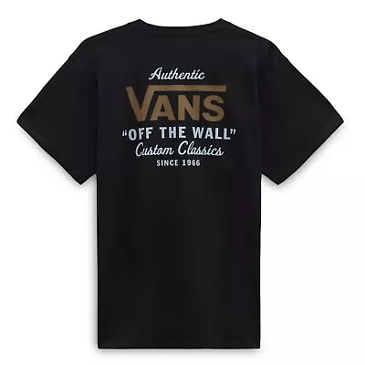 Buy VANS - Mens Holder ST Classic T-Shirt - Black/Antelope - Casual/Summer Top • 32£