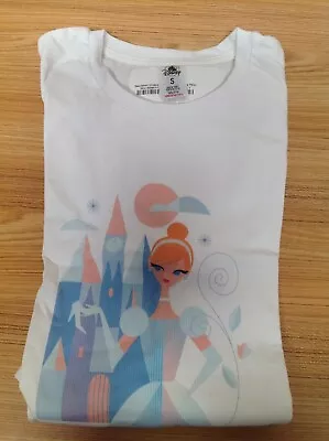 Buy Disney Store Cinderella T-shirt In White ADULT SMALL • 14£