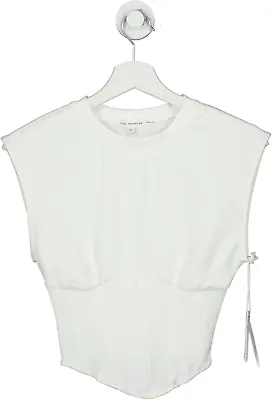 Buy Good American White Scuba Corset T-shirt BNWT UK 4 • 10£