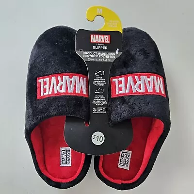 Buy Marvel Avengers Black Mule Slip-On Slippers - UK Size 8-9 • 10£