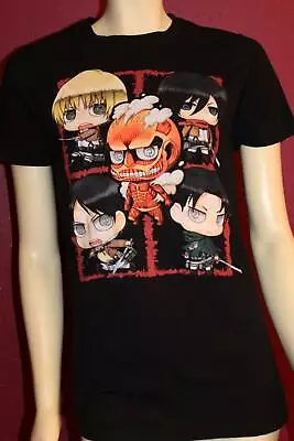 Buy Unisex Ripple Junction ATTACK On TITAN Black S/S Tee T-Shirt Excellent SMALL • 14.21£
