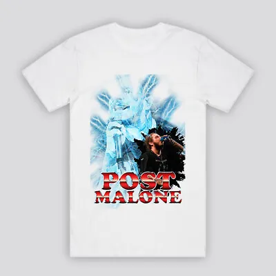 Buy Custom T Shirt Post Malone Rapper Music Hip Hop R&b Vintage Tee Artist Pop • 24.78£
