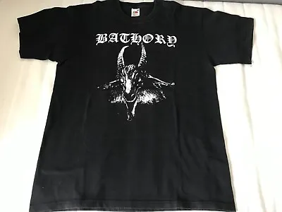 Buy Bathory - Official T-shirt Lp Cd - Venom, Celtic Frost, Darkthrone, Black Metal • 16.79£