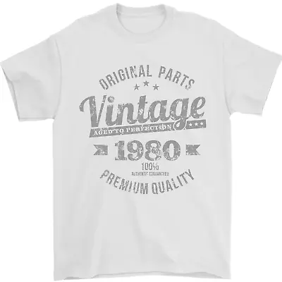 Buy Vintage Year 44th Birthday 1980 Mens T-Shirt 100% Cotton • 7.49£