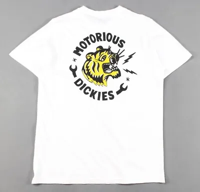 Buy Dickies Brookdale T Shirt White - Tiger Logo - Mens - Medium - BNWT • 19.99£