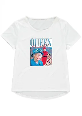Buy Her Majesty Queen Elizabeth Ii Rip Womens Unisex Novelty T-shirt Size 8 10 Gift  • 11.99£
