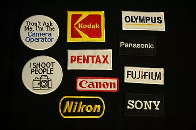 Buy  Camera - Photography - Iron / Sew On Patches 23 Designs • 2£