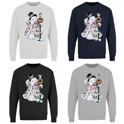 Buy Unisex Adults Christmas Snowman Printed Sweatshirt Novelty Festive Xmas Jumper • 22.99£