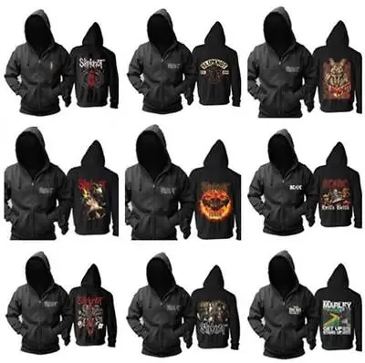 Buy Hoodie Slipknot Sweatshirt Zip Jacket Black Long Sleeve Commemorate Coat Tops • 23.52£
