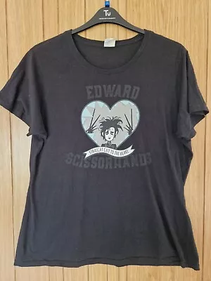 Buy Edward Scissorhands Port & Company T-shirt Size XXL (XL?) • 15£