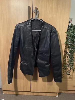 Buy New Look Leather Jacket Size 6 • 8£
