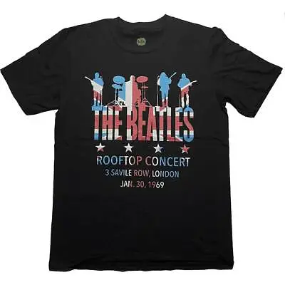 Buy The Beatles T-Shirt 'Rooftop Flag' - Official Licensed Merchandise - Free P&P • 14.57£