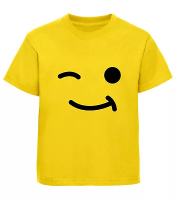 Buy Lego Head Childrens T-Shirt Fun Kids Unisex Boys Girls Tshirt Top Birthday Gift • 9.25£