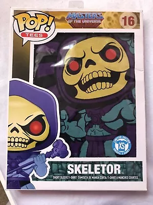 Buy Funko Masters Of The Universe Pop! Skeletor T-Shirt Hot Topic Exclusive Tees 16 • 20£