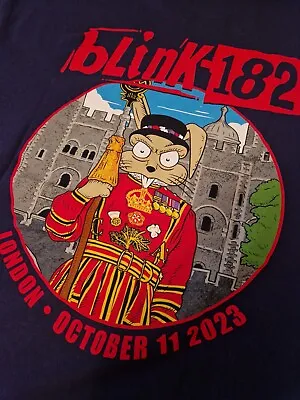 Buy Blink-182 Tour T-Shirt 2023, London, UK, 11. October 2023 XL • 85£