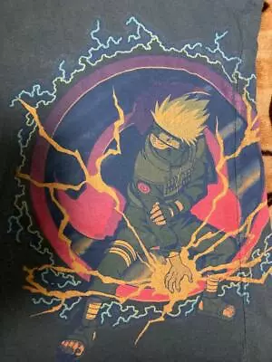 Buy Special Item Naruto Kakashi Sensei Vintage Anime T-Shirt L • 260.79£