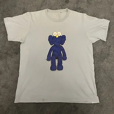 Buy Kaws X Sesame Street Uniqlo T-Shirt Blue Large • 15£