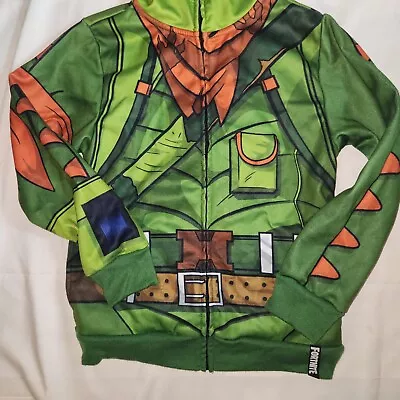 Buy Fornite Green Rex Dinosaur Jacket Size Medium Boys • 12.06£