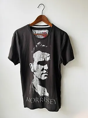 Buy Morrissey  T-shirt By Amplified.  Black/grey.  Medium.  Deadstock. • 30£