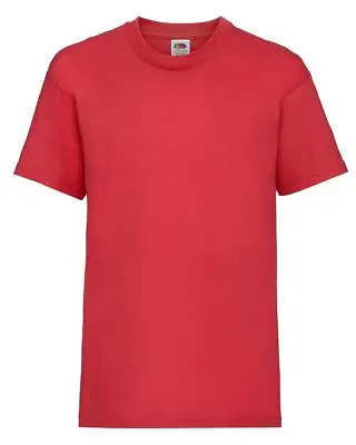 Buy 1pc Fruit Of The Loom T Shirts Cotton Plain Mens Boys Short Sleeve Tee Shirt • 4.89£