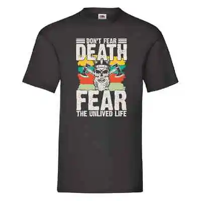 Buy Don't Fear Death Fear The Unlived Life Viking T-Shirt Small-2XL • 11.99£