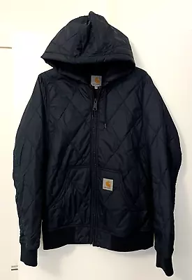 Buy Carhartt Active Jacket Blue Insulated Thin Puffer Style - Size SMALL • 25£