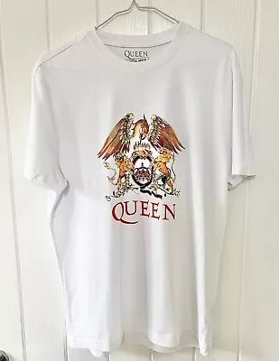 Buy Queen Official Merch T Shirt White Size Medium  • 11.97£