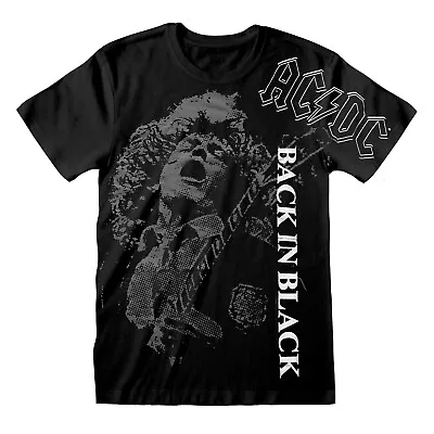 Buy AC DC Back In Black T Shirt Official Mens Medium Angus Young New • 9.99£